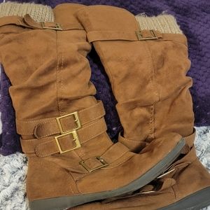 BONGO size 7 suede boots